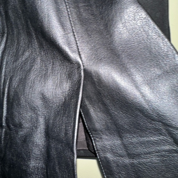 Banana Republic Women’s Leather Panel Stretch V Neck Sheath Dress NWT - Picture 7 of 11